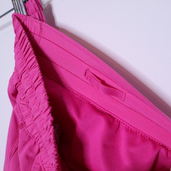 LULULEMON Hotty Hot Short II Pink Highlight 2.5" Brief Lined Running Women's 4 - Picture 7 of 8